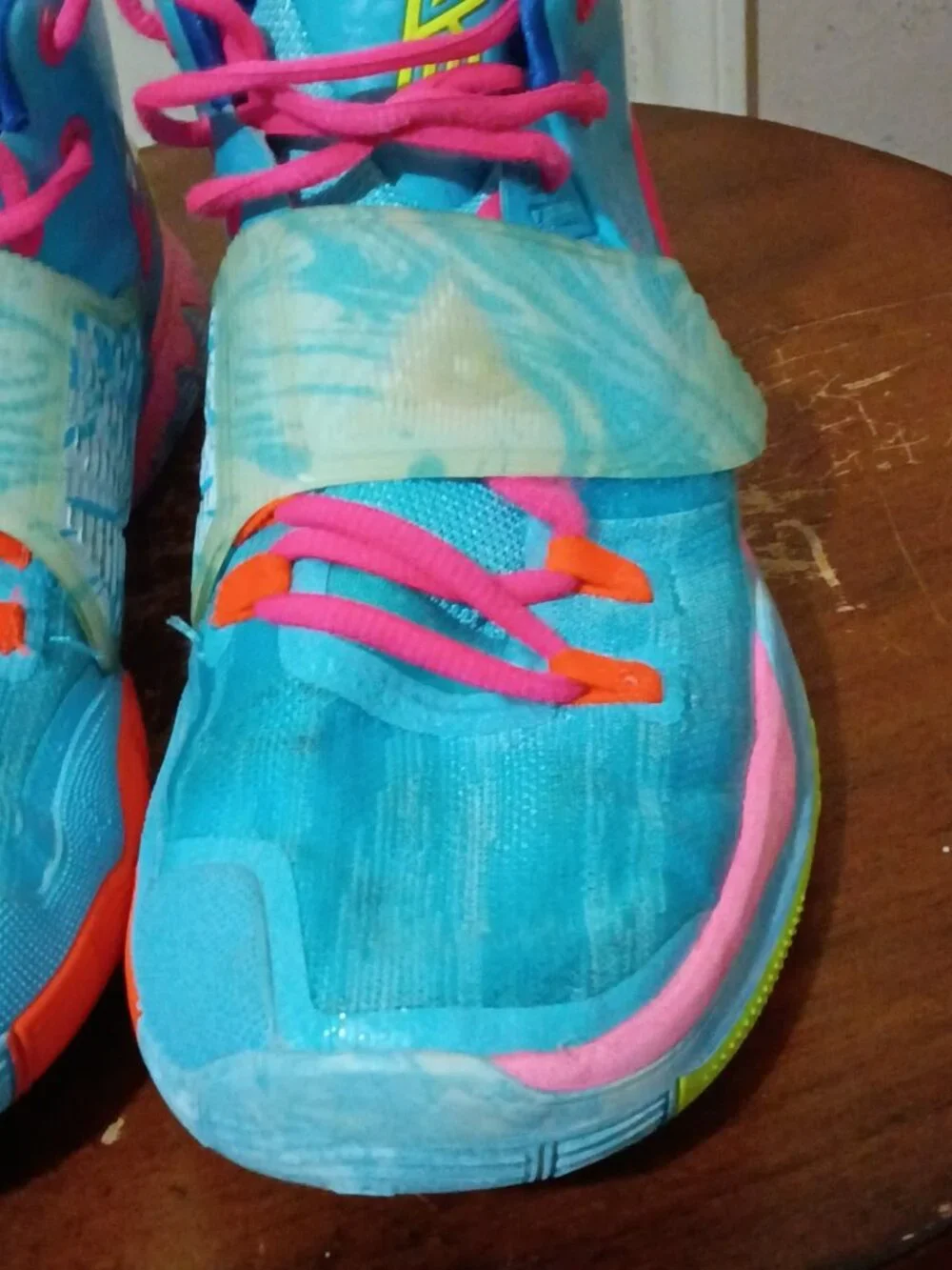 Nike Kyrie 6 Pool Day Shoes 7Y Basketball CZ4686-409 Kyrie Irving Sneakers